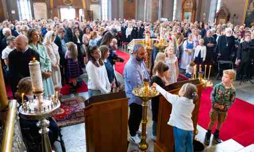Ekumeenisen patriarkan vierailu ja liturgia Uspenskissa 2023