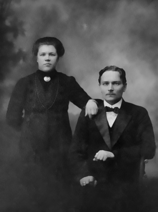 Johannes Vasileinpoika Karhapää ja Anna Ivanintytär Toroskainen Sortavalassa