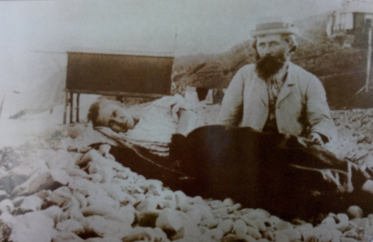 Lesja Ukrainka ja veli Mihail Krimillä Леся 1898i