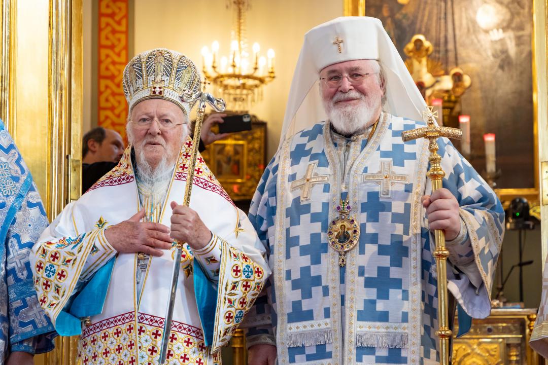 Patriarkka Bartolomeos ja arkkipiispa Leo Uspenski 10-2023