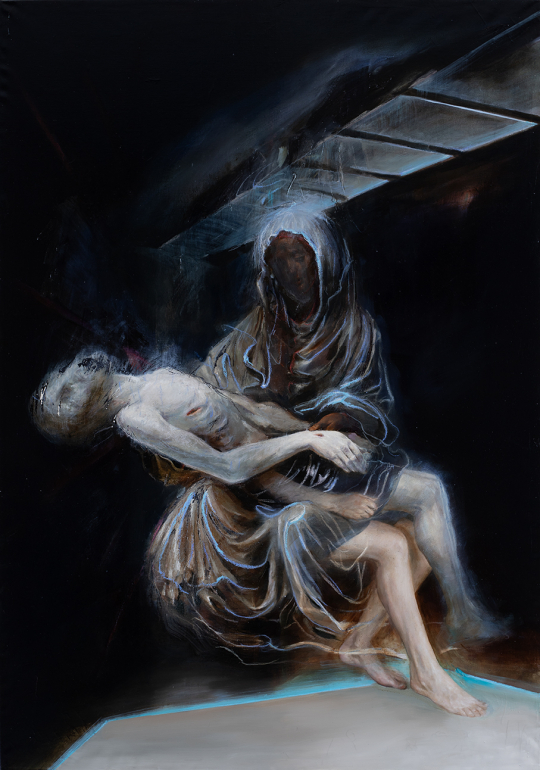 Ville Löppösen teos Pieta from the series Fiat Lux