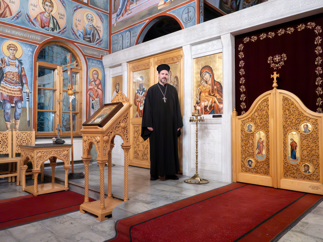 Isa_Nemanja Joensuun ortodoksisen seminaarin pyhän Johannes Teologin kirkossa