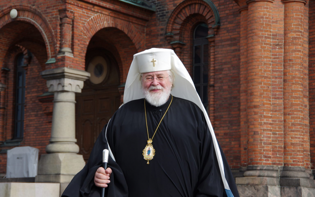 Arkkipiispa Leo Uspenskin edessä