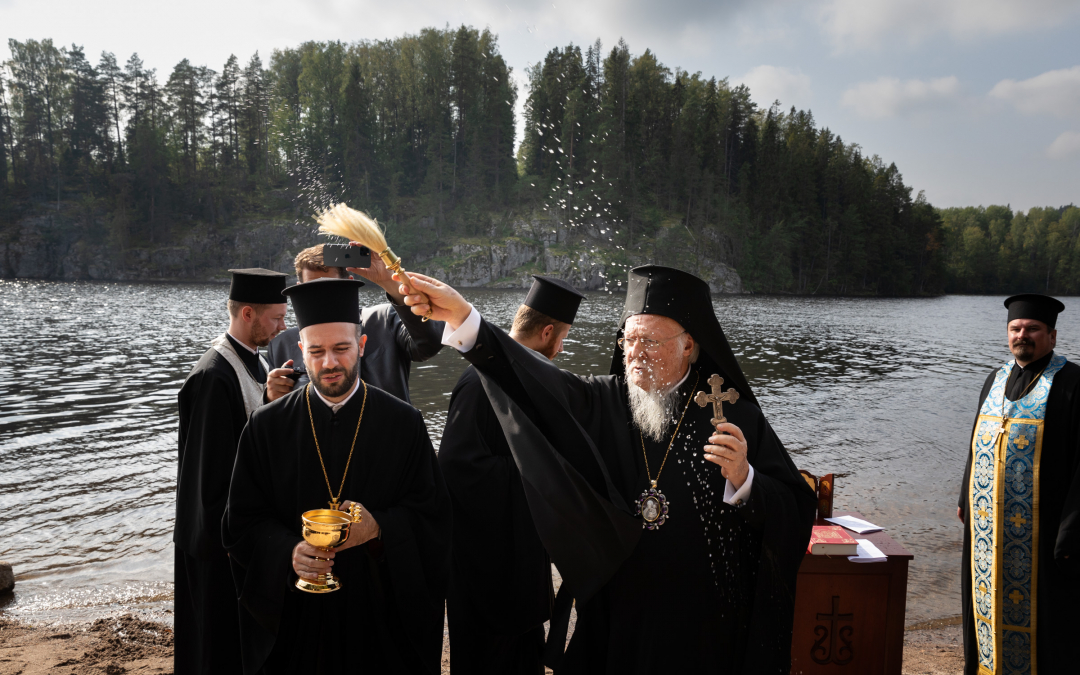 Patriarkka Bartolomeos Nuuksiossa 2023