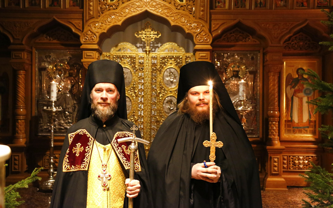 Munkki Sofronin vihkimys Valamossa joulukuussa 2025