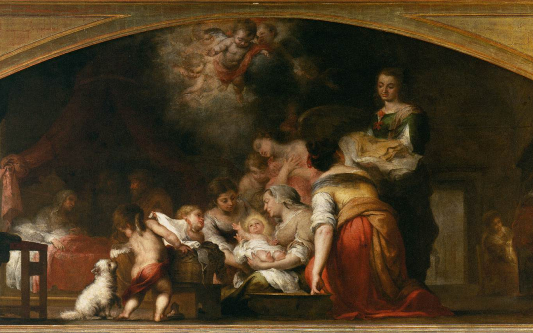Neitsyt Marian syntymä maalaus Bartolomé Esteban Murillo