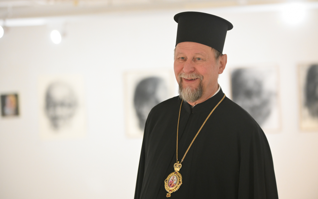 Metropoliitta Arseni Ville Löppösen näyttelyssä