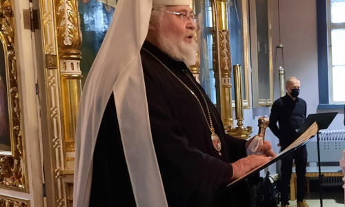 Arkkipiispa_Leo_avaa_kirkkolaulupäivät_Joensuun_Pyhän_Nikolaoksen_kirkossa