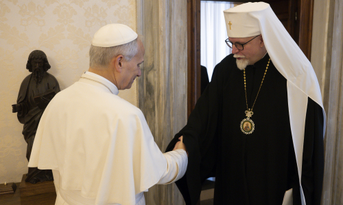 Arkkipiispa Elia tapaa paavi Leo XIV-n Vatikaamissa 19.1.2026