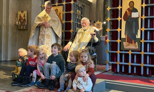 Arkkipiispa Leo Tukholmassa Karjalan valistajien juhlana