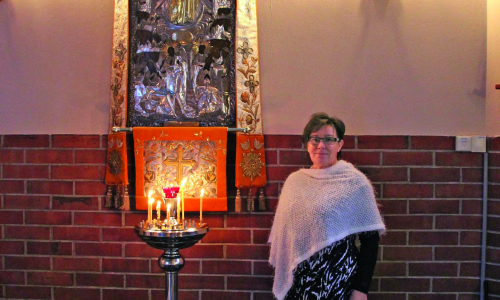 Ompelija_Lea_Saarimaa_ortodoksikirkossa