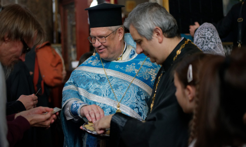 Isä Markku Salminen vihitään Ekumeenisen patriarkaatin rovastiksi Uspenskissa 2023