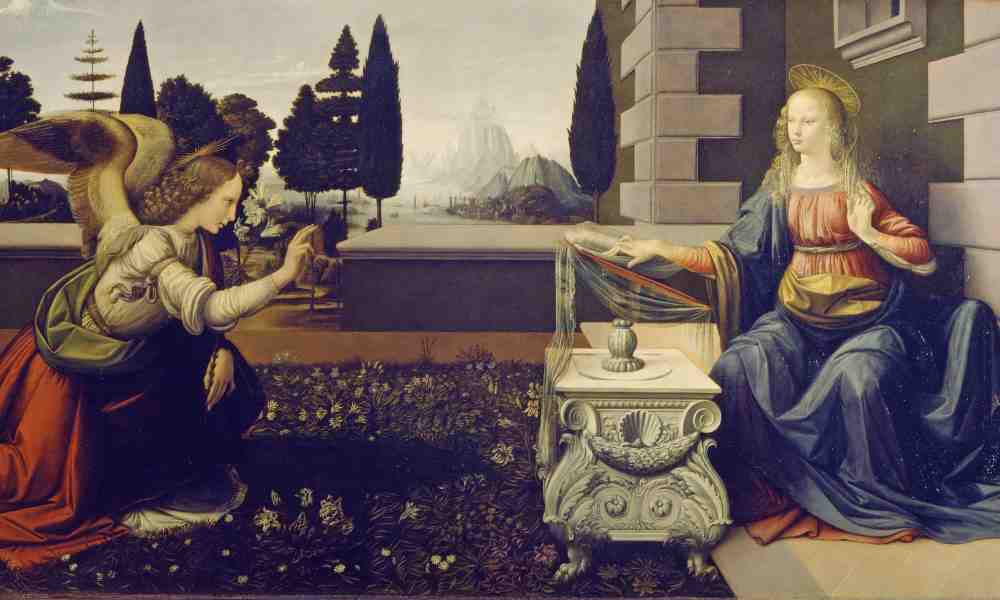 Neitsyt Marian ilmestys -maalaus