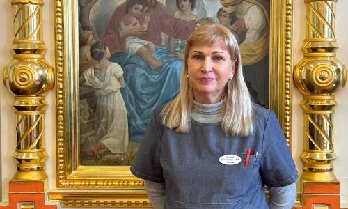 Oksana Smirnova Hoivakoti Helenan kirkossa